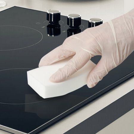 Губка меламиновая (5шт) 90х55х20мм для удаления пятен BRAUBERG 1/45 (клиент)