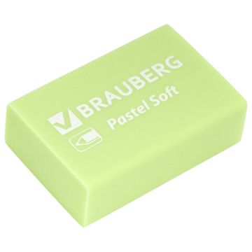 Набор ластиков 31х20х10мм экологичный ПВХ Pastel Soft BRAUBERG (12шт) 1/18/144 (Клиент)