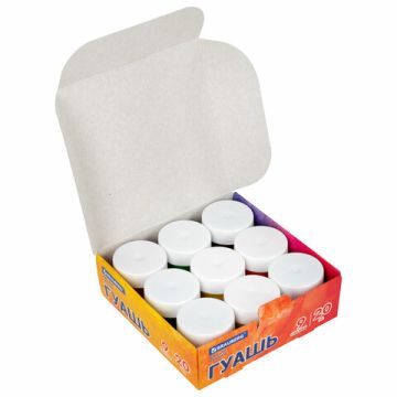 Гуашь 09цв 20мл ART ПЕЙЗАЖ Brauberg 1/18