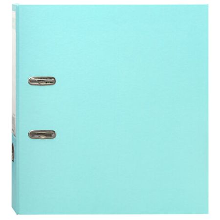 Папка-регистратор А4 75мм BRAUBERG ламинированная мятная 1/20