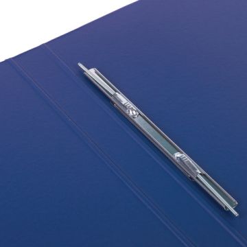 Папка скоросшиватель пруж BRAUBERG синяя до 290л, 35мм 1/25 (клиент)