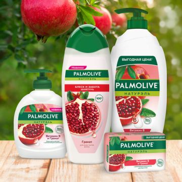 Шампунь PALMOLIVE НАТУРЭЛЬ 450мл Гранат 1/12 (Клиент)