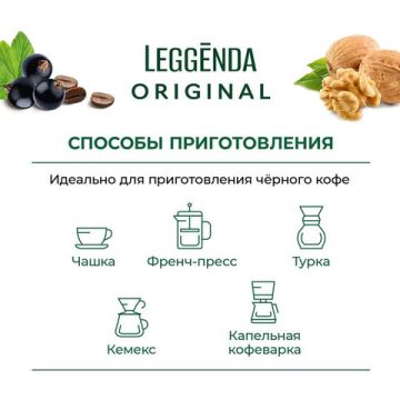 Продукты, Кофе в зернах Poetti Leggenda Original 1000 г 1/4 (Под заказ)