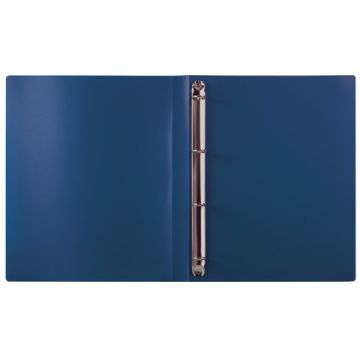 Папка на 4 кольцах 25мм синяя до 170 листов 0,5мм STAFF 1/7/14