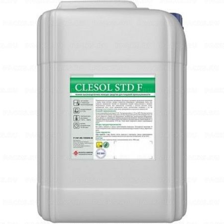 Средство жидкое антижир высокощелочное 7,5кг CLESOL-STD-F пенное Италмас  1/1 
