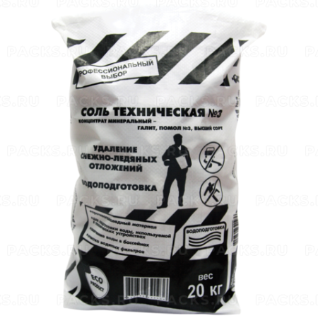 Реагент антигололедный ROCKMELT (Рокмелт) 20кг техническая соль мешок