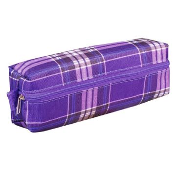Пенал-косметичка 20х6х4см полиэстер, ассорти 5цв Шотландия BRAUBERG 1/20/160