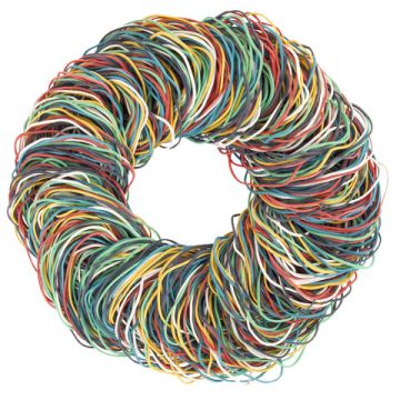 Резинка банк 1000гр 60мм цв натуральный каучук ОФИСМАГ 1/20 (Клиент)