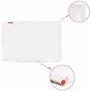 Доска магнитно-маркерная 30х45см ПВХ рамка BRAUBERG Standard  1/1 (Клиент)