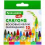 Карандаши восковые 12цв BRAUBERG KIDS 1/24/288