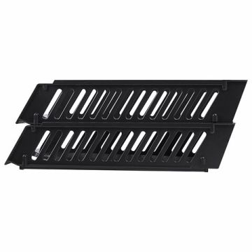 Лоток горизонтальный для бумаг сетчатый черный (2шт) MAXI Brauberg 1/5